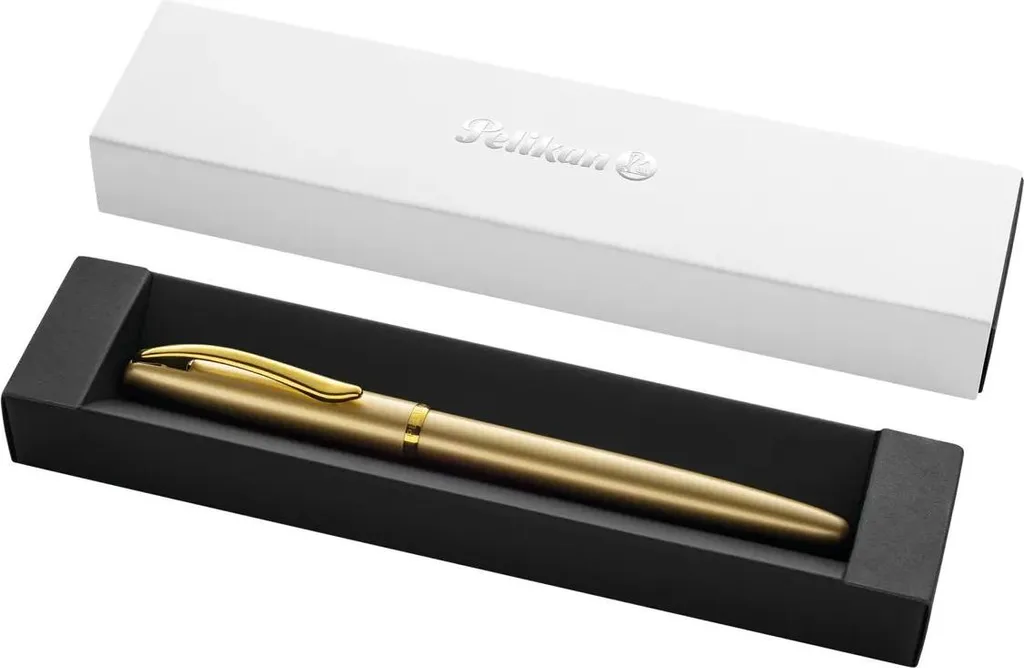 Pelikan Büro 821827 Pelikan Füllhalter Jazz Noble Elegance P36 Gold Gelb Geschenkbox