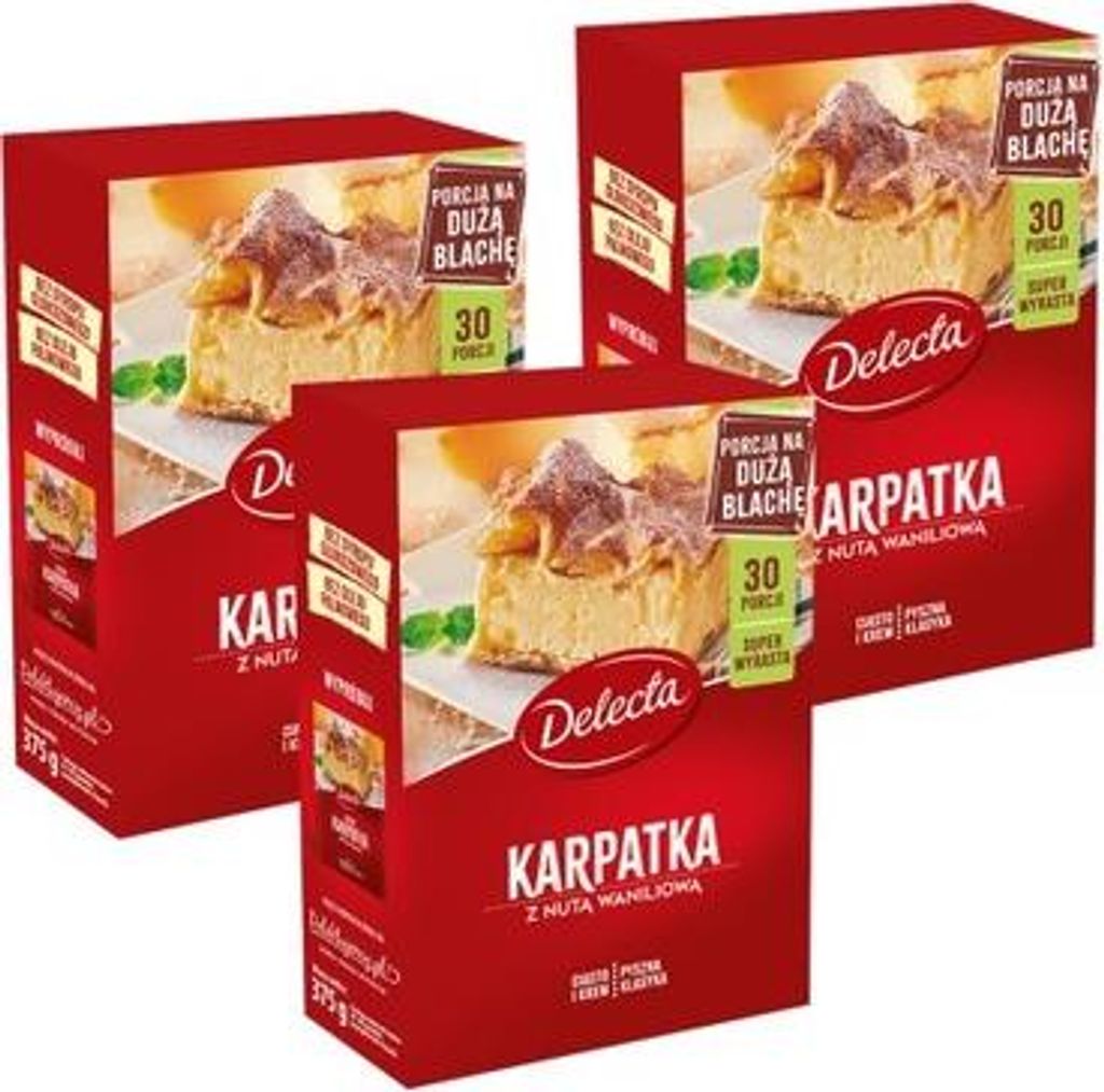Delecta Kuchencreme Karpatka 250 g / Krem do karpatki Produktbild 
