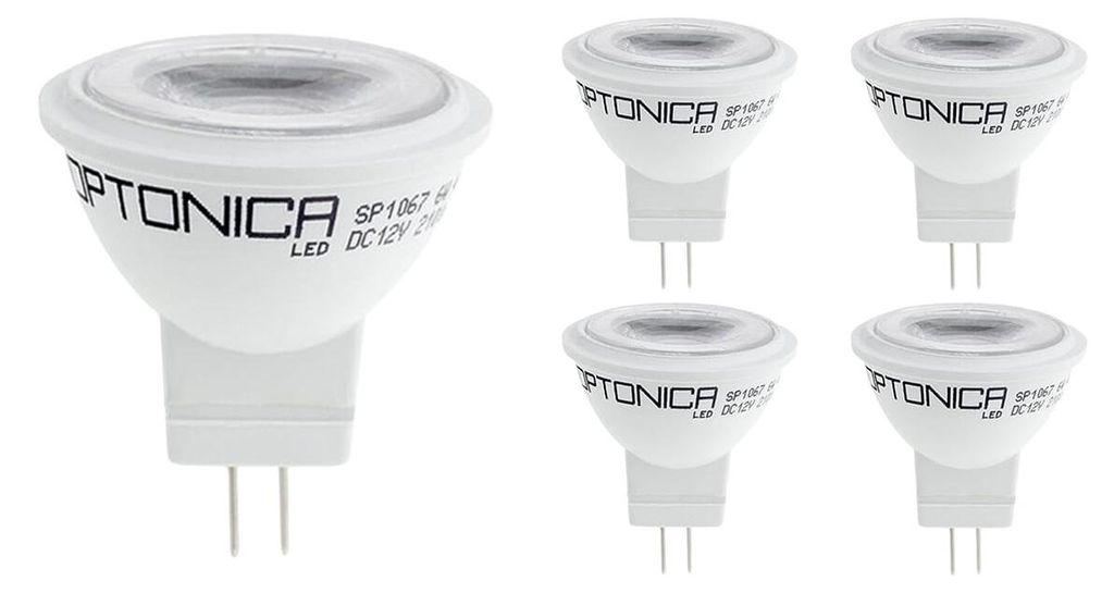 Optonica LED-Spot GU5.3 MR16 3W 210lm 6000K 12V 5 Stück