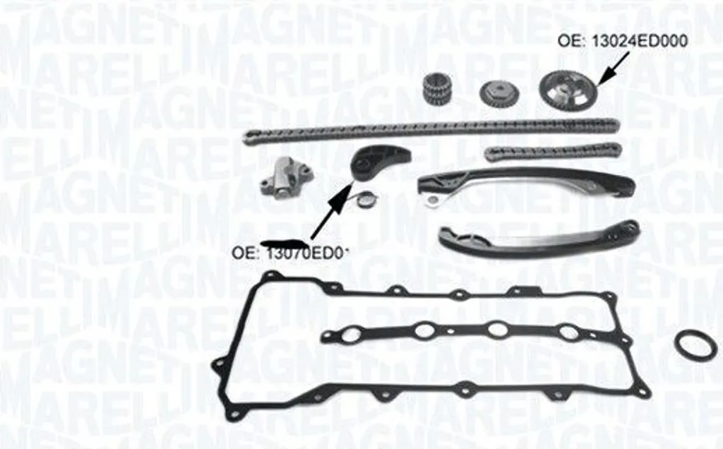 Supprimer le bruit de chaîne sur Renault Scénic III - Kit de Rechange