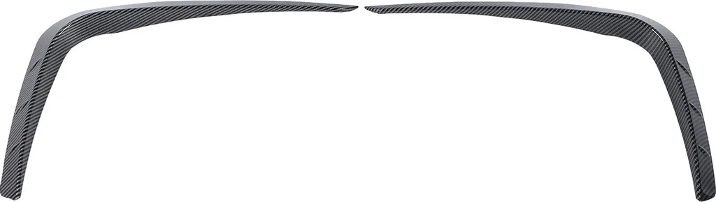 Spoiler de lèvre et cache antibrouillard Focus MK4 ST Line carbone 2pcs
