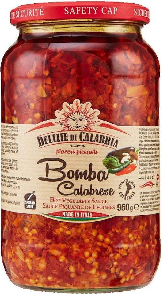 Bomba Calabrese Mix Heiße Gemüse-Sauce, 950 g