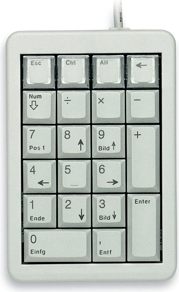 Clavier Numérique Cherry G84-4700 Gris Clair - Solution Saisie DE USB