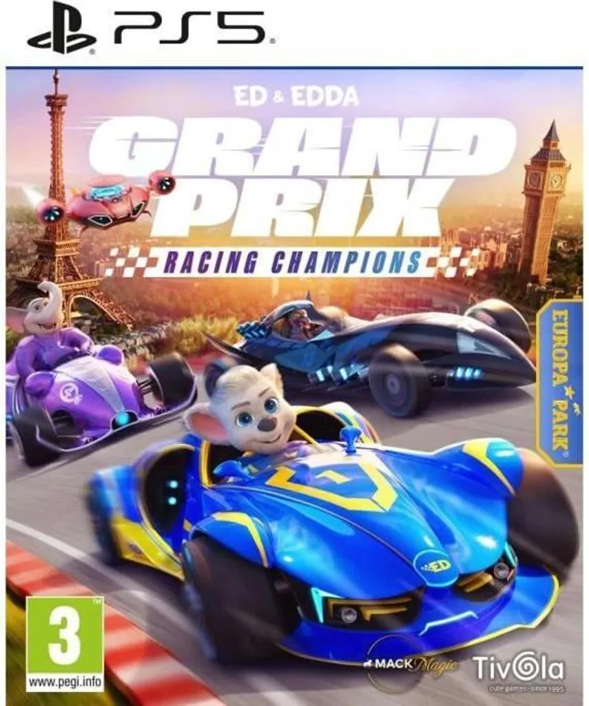 Ed & Edda Grand Prix Racing Champions Jeu PS5 - Course pour Enfants