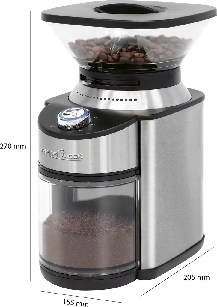Moulin à café électrique pour espresso et filtre Proficook PC-EKM 1205