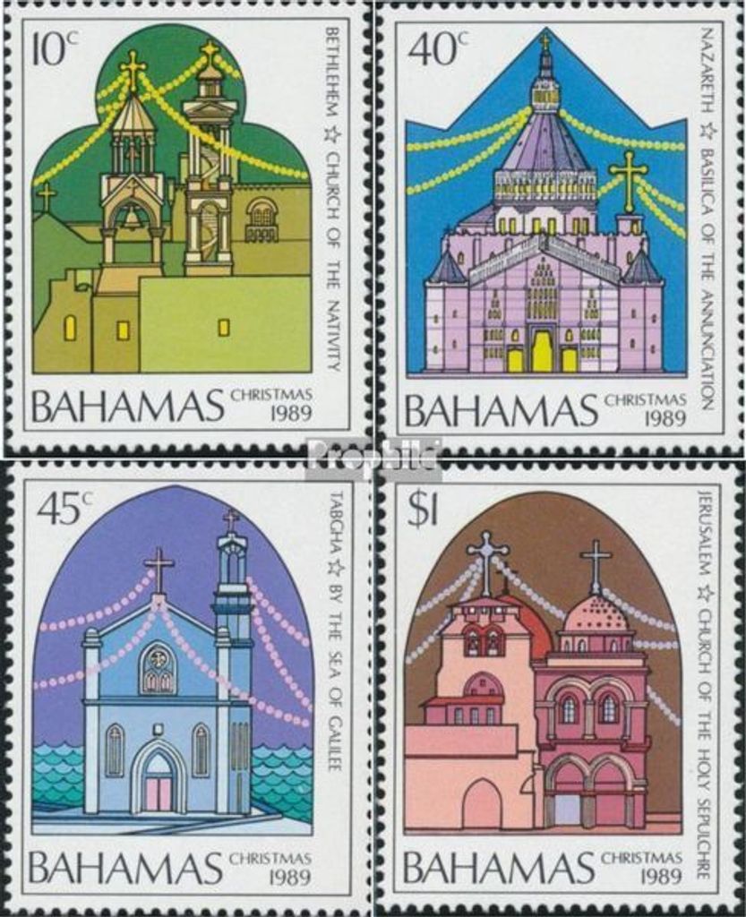 Briefmarken Bahamas 1989 Mi 706-709 (kompl.Ausg.) Produktbild 