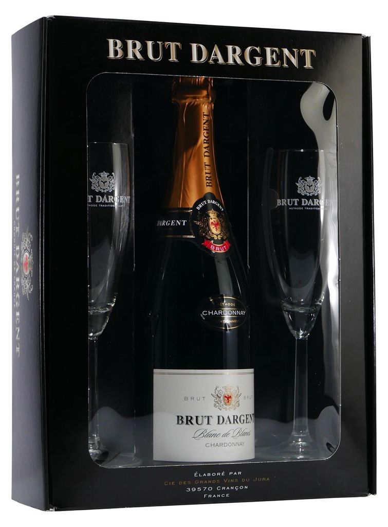 Brut Dargent Chardonnay Sekt - Geschenkpackung Produktbild 