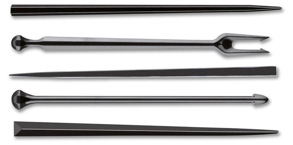 Einweg-Party Picker aus Plastik, 90 mm, Schwarz, 100 Stück Produktbild 