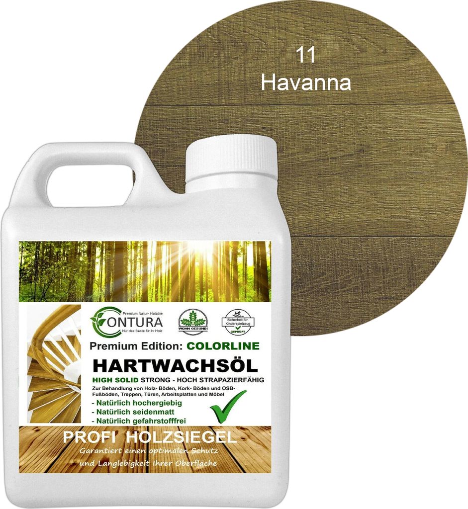 Contura 1 Liter FARBIGES Hartwachsöl Colorline Premium Produktbild 