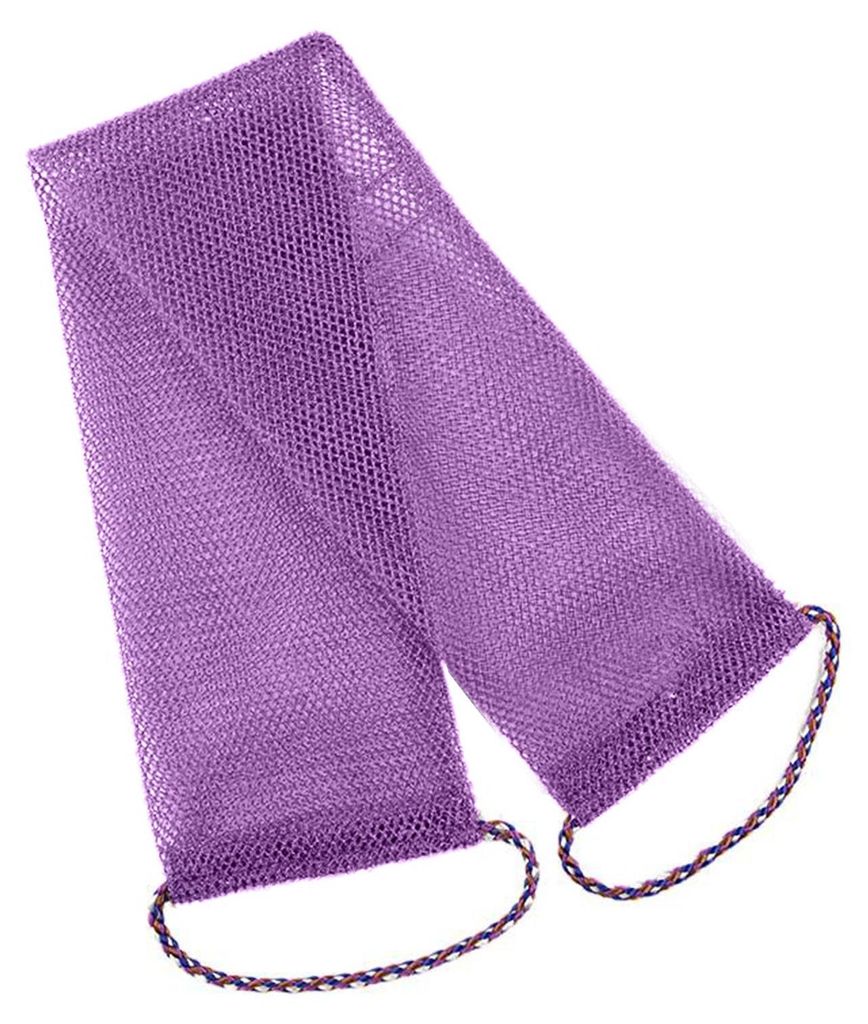 Badetuch aus weichem, robustem Material mit langem Kordelzug und dichtem Netzgewebe – ideal für Bad, Dusche und Dusche.