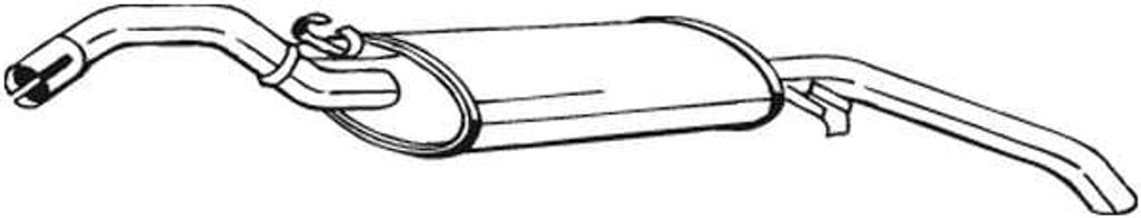 Bosal Endschalldämpfer 233-377