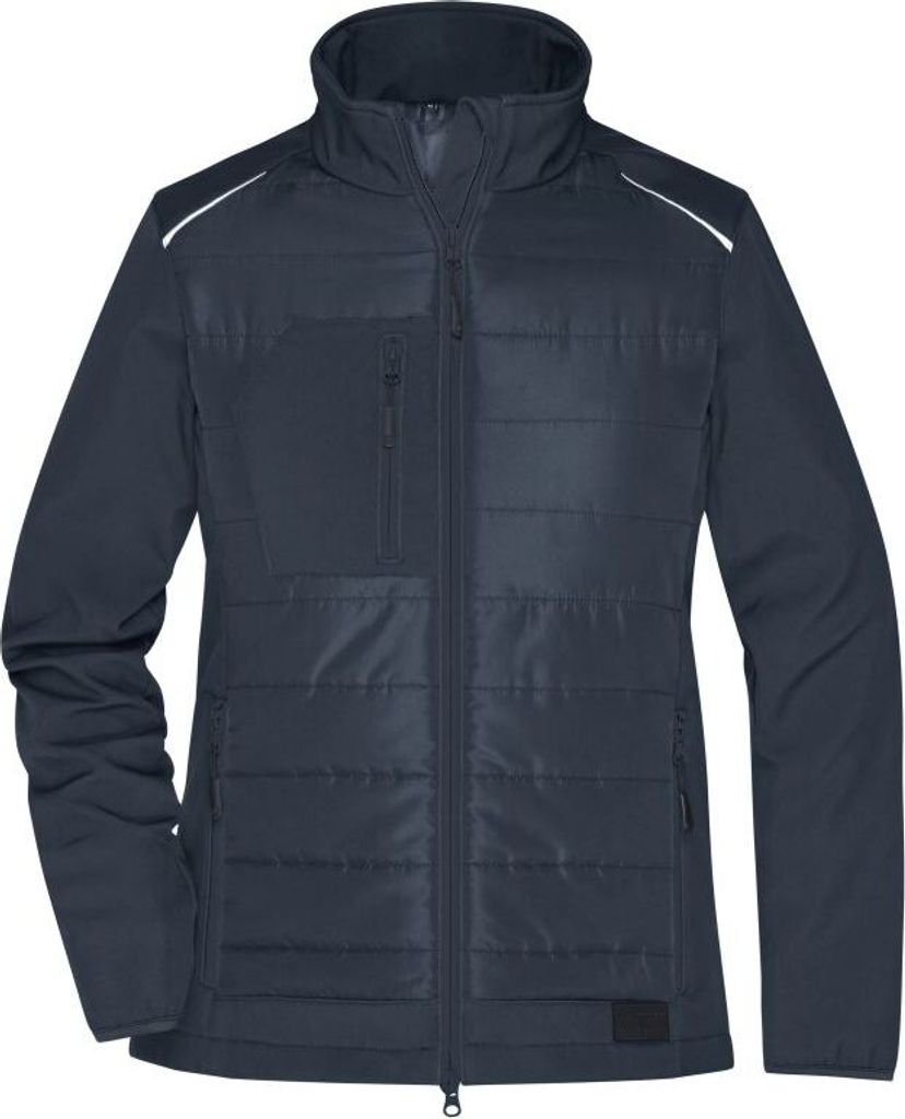 Softshelljacke im attraktiven Materialmix carbon/carbon, Gr. S
