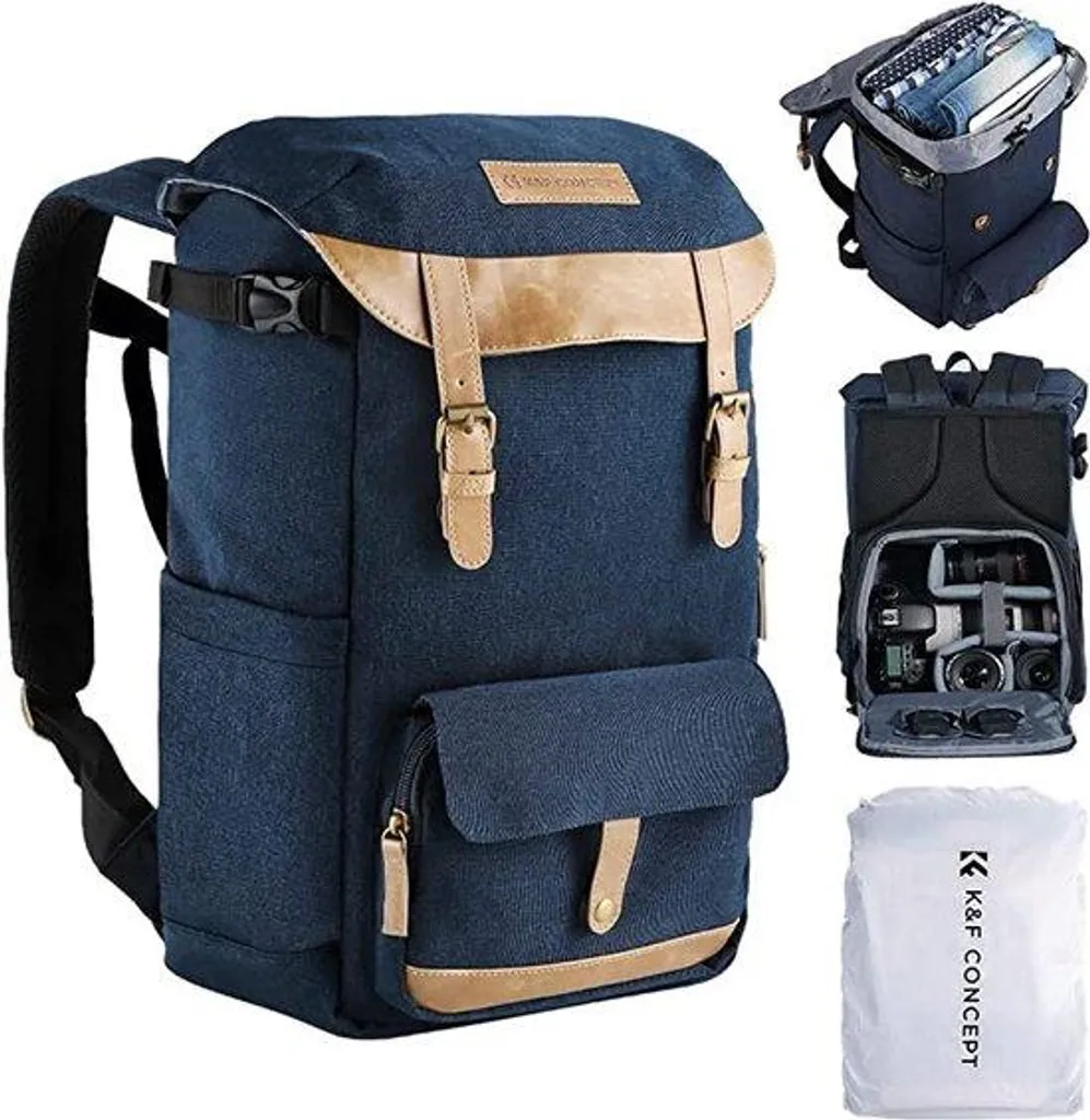 Sac photo imperméable et spacieux pour voyage et randonnée paysagère
