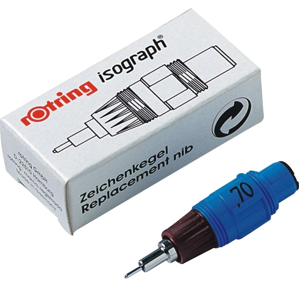 Rotring S0218170 Penna stilografica a cono Isograph - 0,25 Immagine del prodotto 