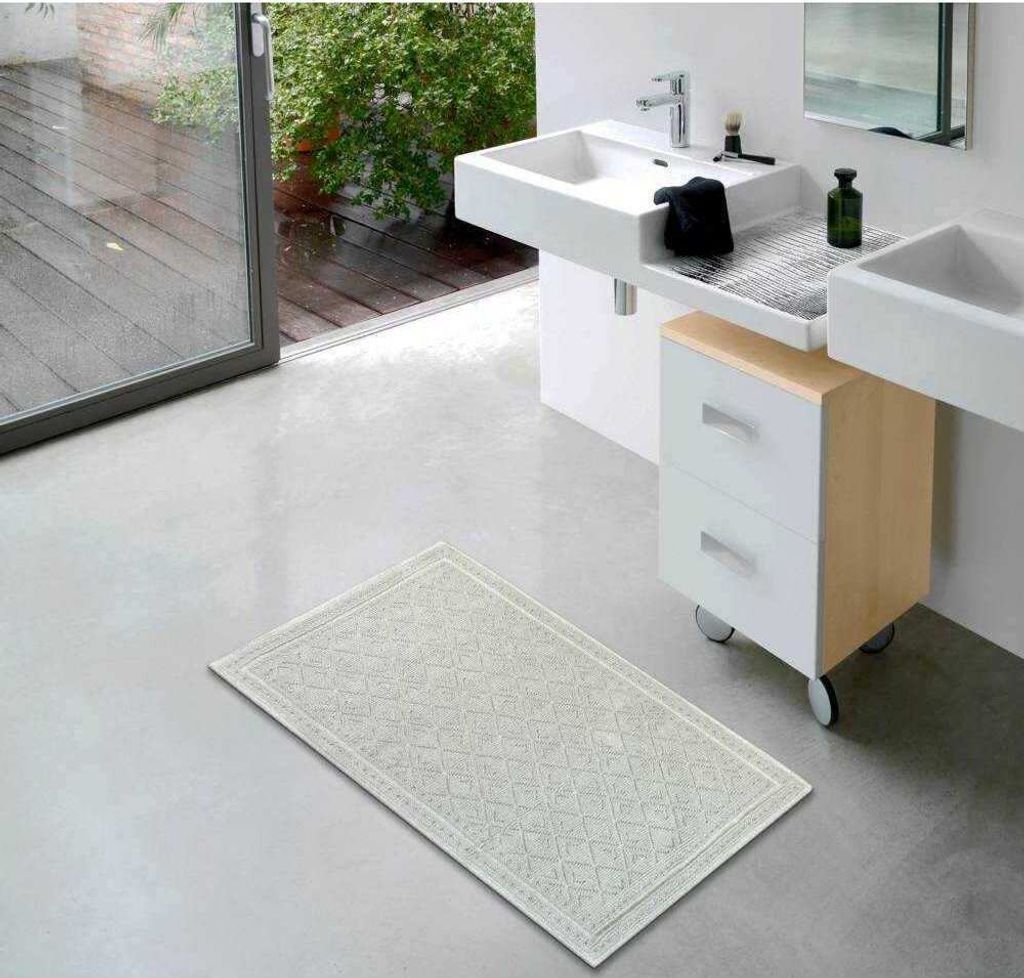 etérea Jacquard Badteppich Baumwolle 50x80 cm