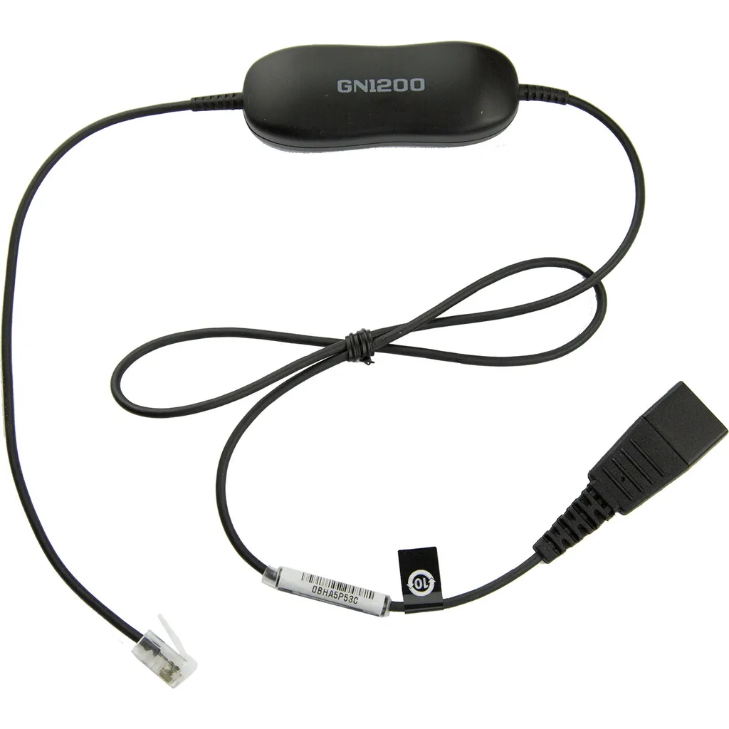 Câble Intelligent Jabra GN1200 Smart Cord avec Sélecteur 8 Positions QD