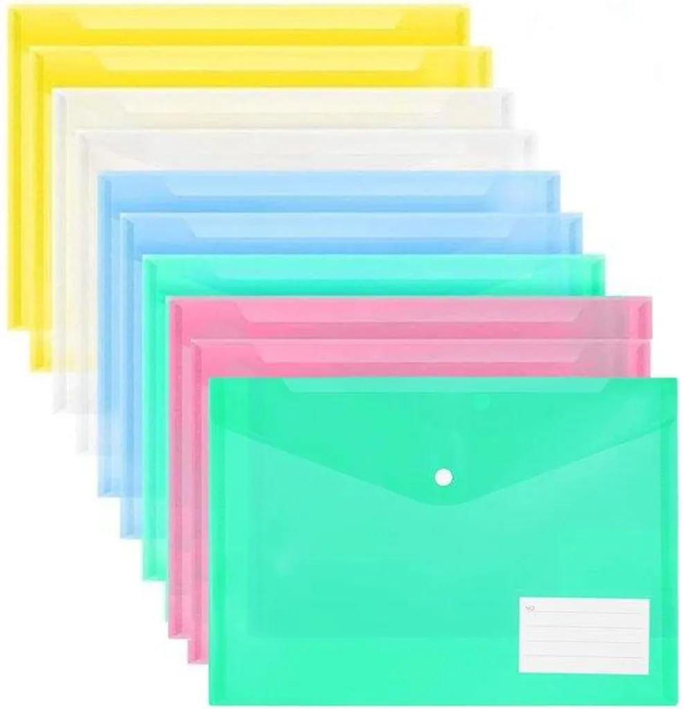 Porte-documents bureau et études lot de 10 pochettes transparentes A4
