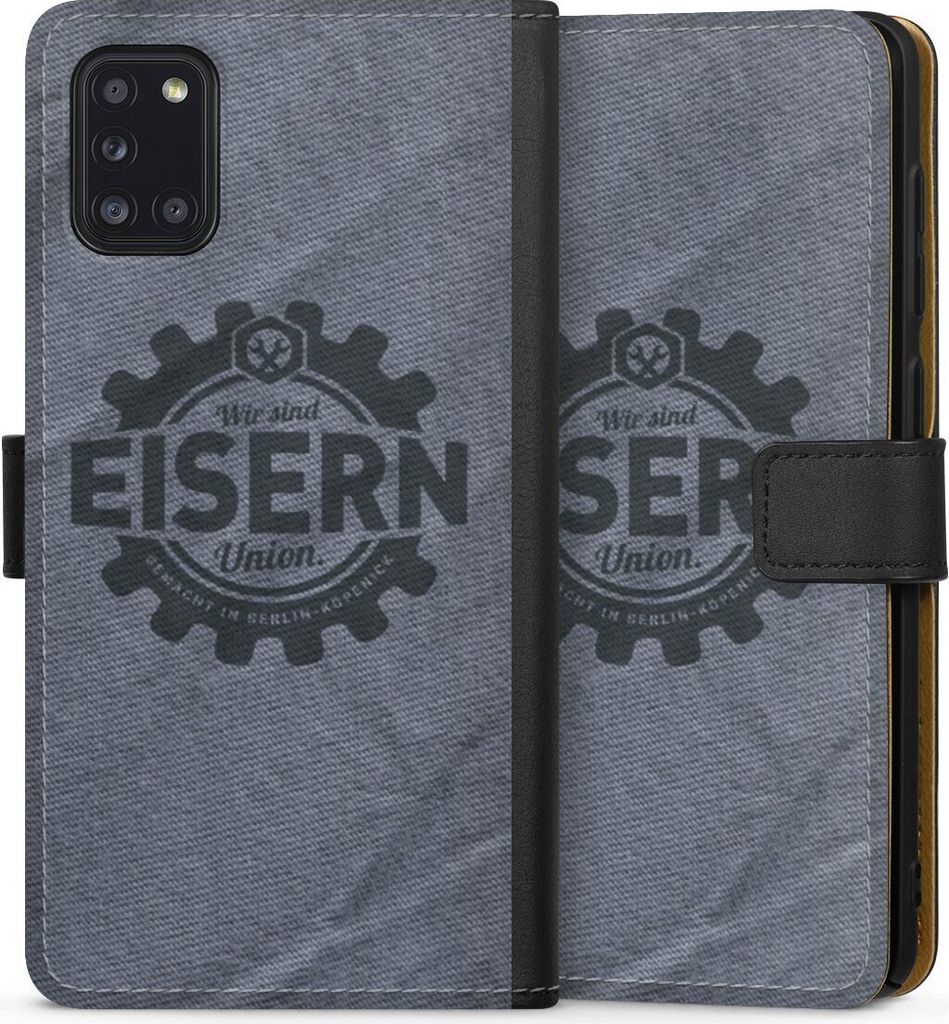 DeinDesign Klapphülle für Samsung Galaxy A31 Handytasche Lederhülle Tasche 1. FC Union Berlin FCU Offizielles Lizenzprodukt