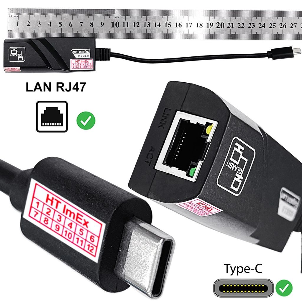USB Type C 3.0 zu RJ45 1000 Mbps Ethernet Externe LAN Adapter Karte Netzwerk