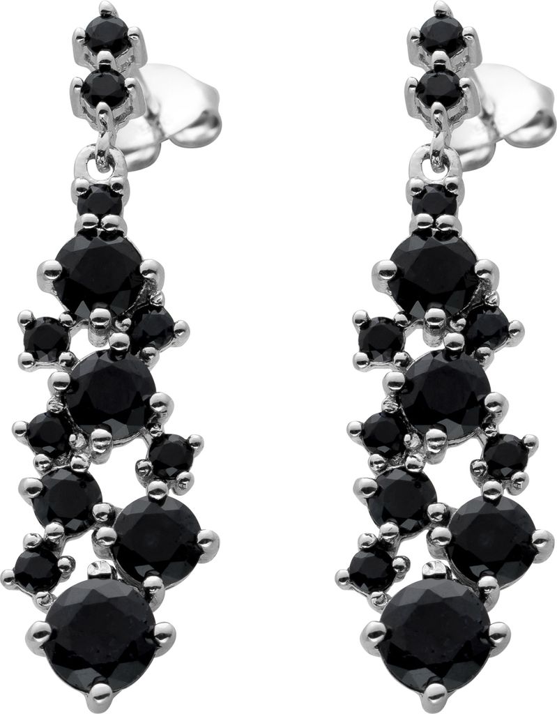 Saphir Ohrhänger Sterling Silber 925 Natur Edelsteine