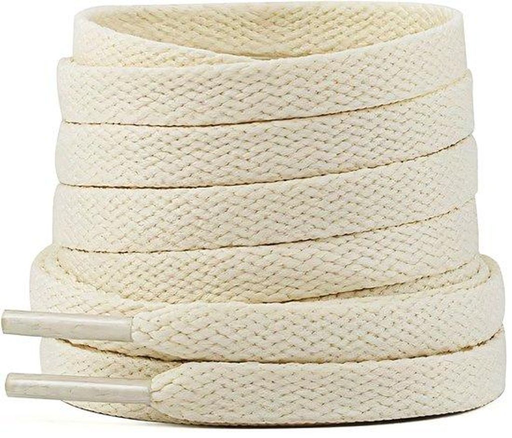 The Kicks Don Laces Flat 100CM - Creme - 8mm Produktbild 