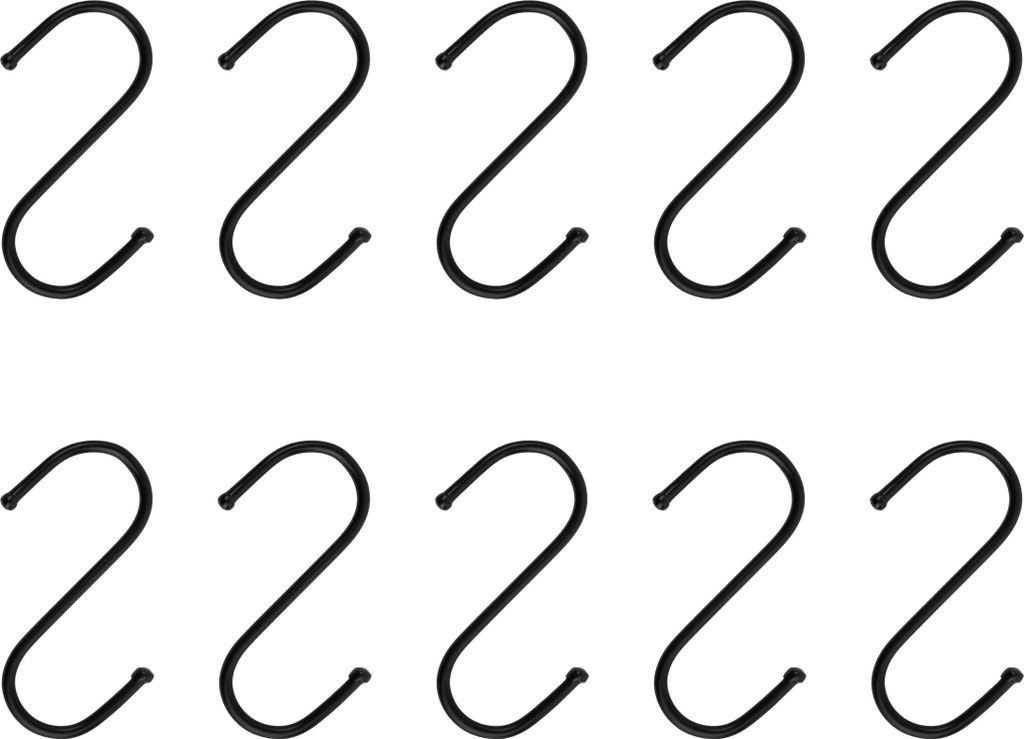 QUVIO Aufhängehaken - Kleiderhaken - Lose Haken - 6,5 cm - 10 Stück