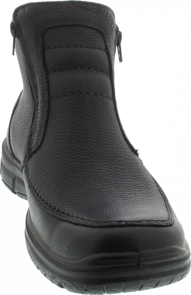 Jomos Herren Stiefel schwarz Leder Lammfell 2529138/48