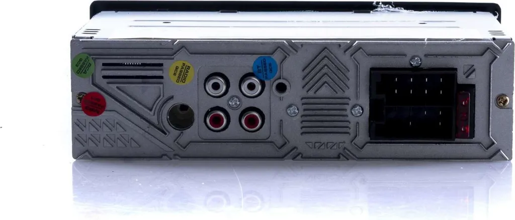 Autoradio Bluetooth USB SD Einparts avec éclairage LED rouge dynamique - 7
