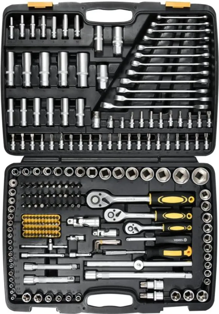 Vorel 216El Set de Clés Idéal pour Entretien Automobile et Bricolage
