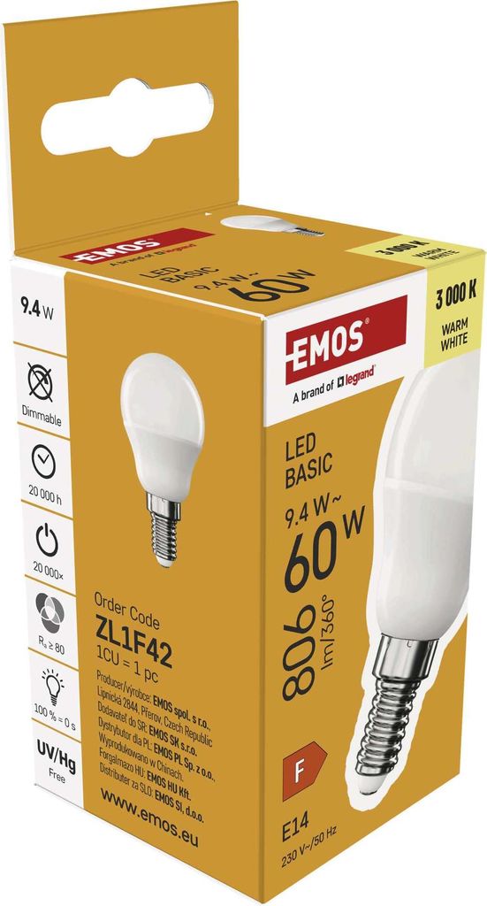 EMOS LED Lampe Mini Globe, 9,4W Ersatz für | Kaufland.de