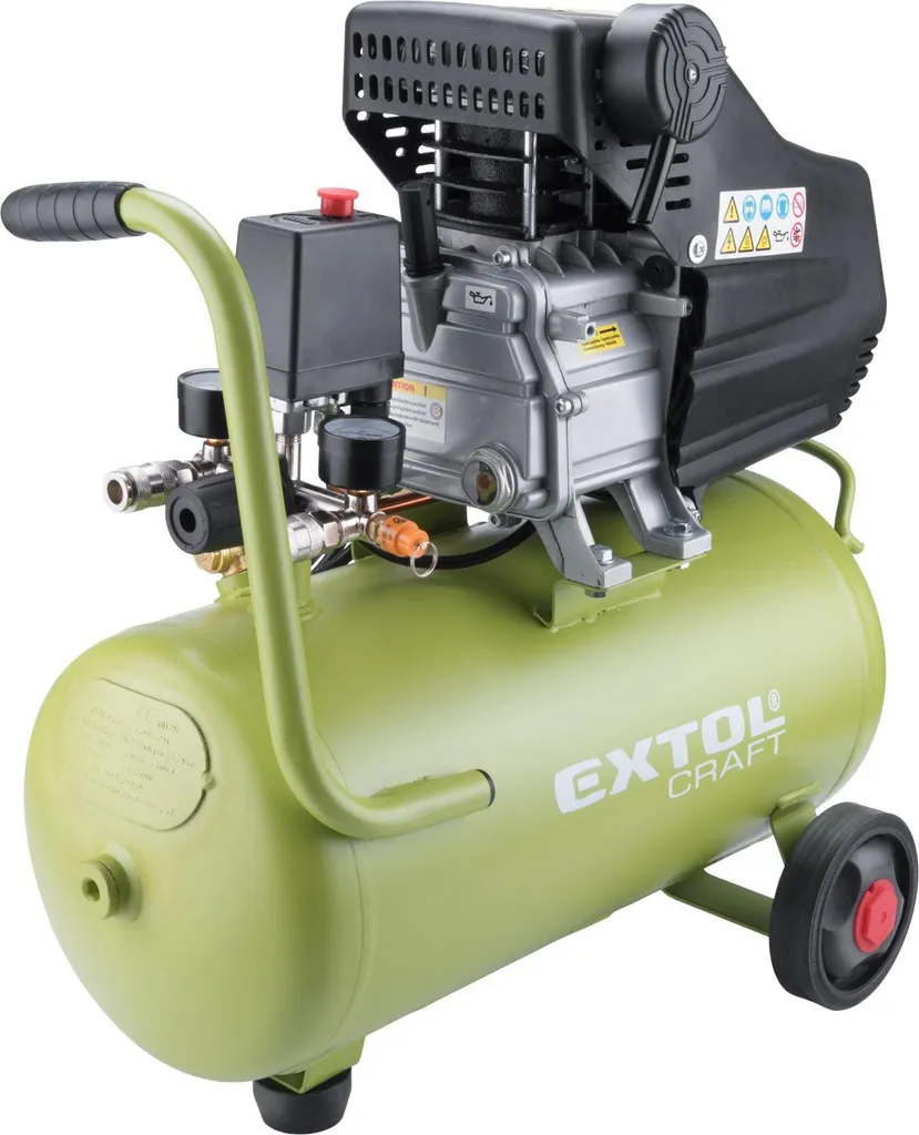 Compresseur 24L lubrifié pour éviter la surchauffe des outils
