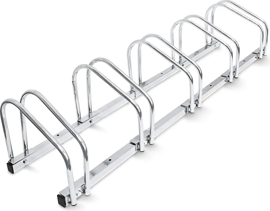 Râtelier à vélos multiple 5 places en acier - Stationnement extérieur