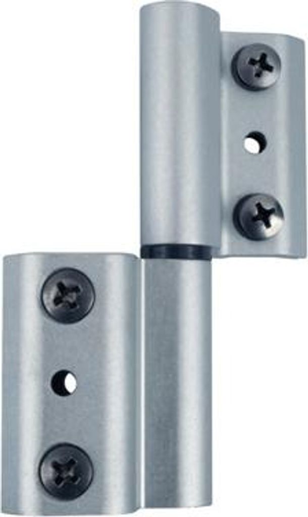 Grip+ FAPIM-Scharnier mit Ø7 mm Edelstahlachse – Alu 9006 – 9800A_G5
