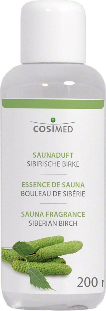 cosiMed Saunaduft Sibirische Birke Konzentrat Saunaaufguss Saunazubehör, 200 ml