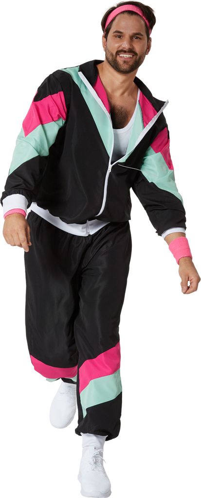 dressforfun® Herrenkostüm Retro 80er 90er Jahre Produktbild 