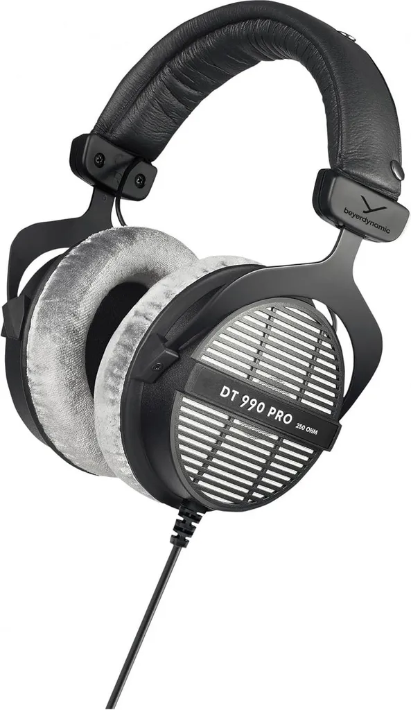 Beyerdynamic DT 990 PRO Casque de Studio Ouvert Noir et Gris Filaire
