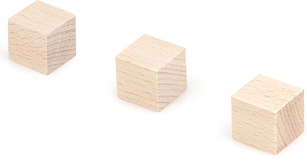 Metrie, Dřevěná kostka z bukového dřeva, 20 mm, 1 ks Obrázek produktu 