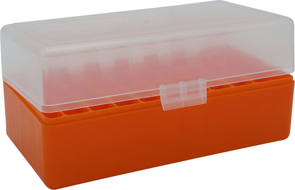 WPW Patronenbox Kaliber .223 - 50 Stück orange-transparent Produktbild 