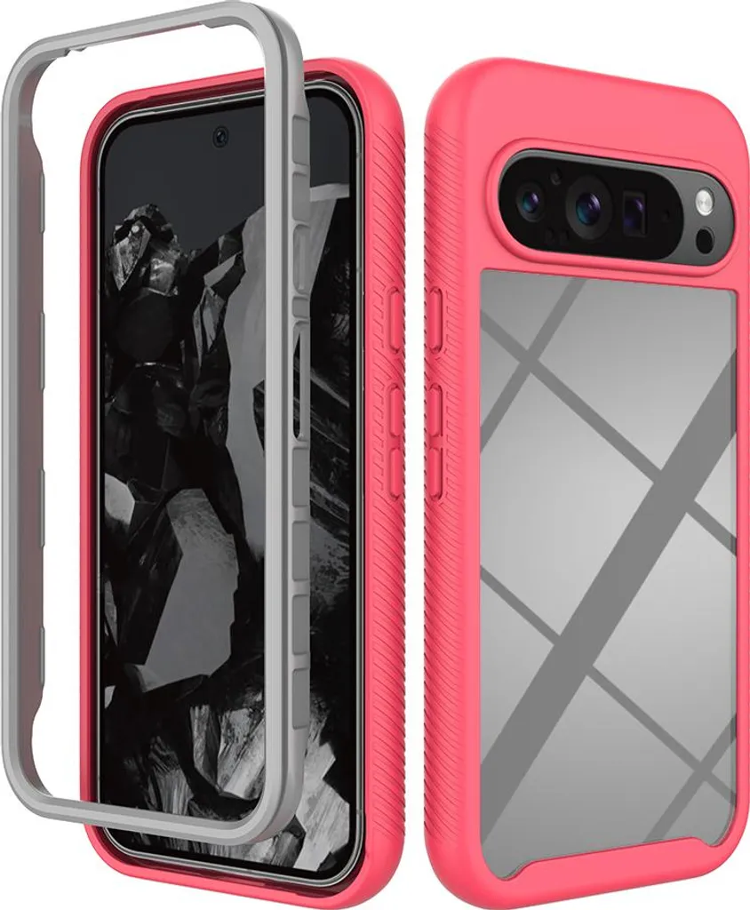 Custodia Google Pixel 10 Pro XL Rosa - Cover Ibrida Antiurto Premium