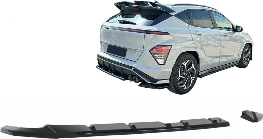 Rallonge de becquet arrière Hyundai KONA N-Line Mk2 2023+ Noir Brillant