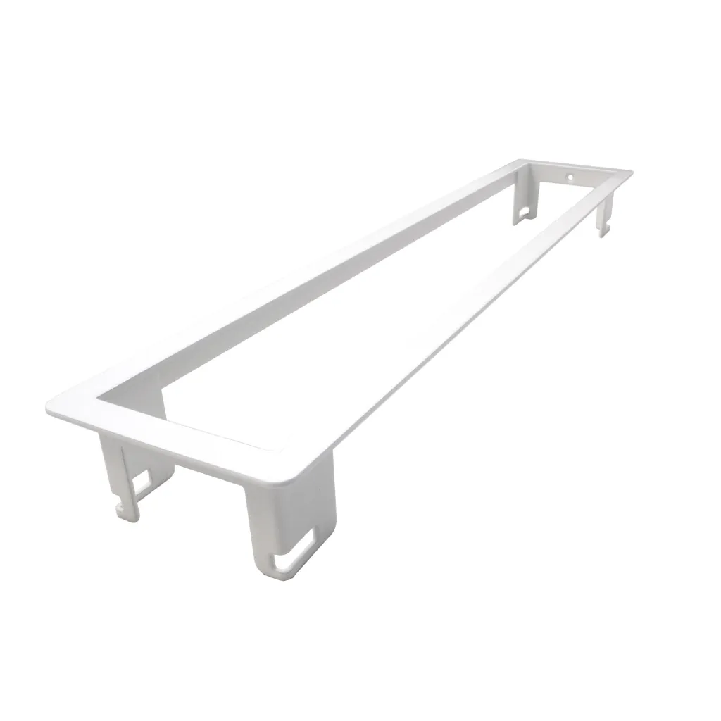 Cadre d'encastrement BACHMANN POWER FRAME Large 6 modules blanc mat