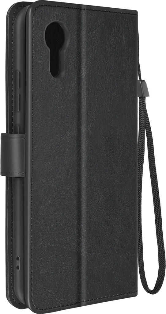 Custodia a Libro Samsung Galaxy Xcover 7 Avizar Nera Vintage con Stand