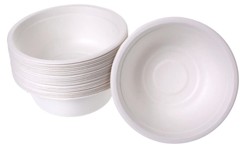 GRÄWE Suppenschale 25 Stück aus Zuckerrohr 450 ml
