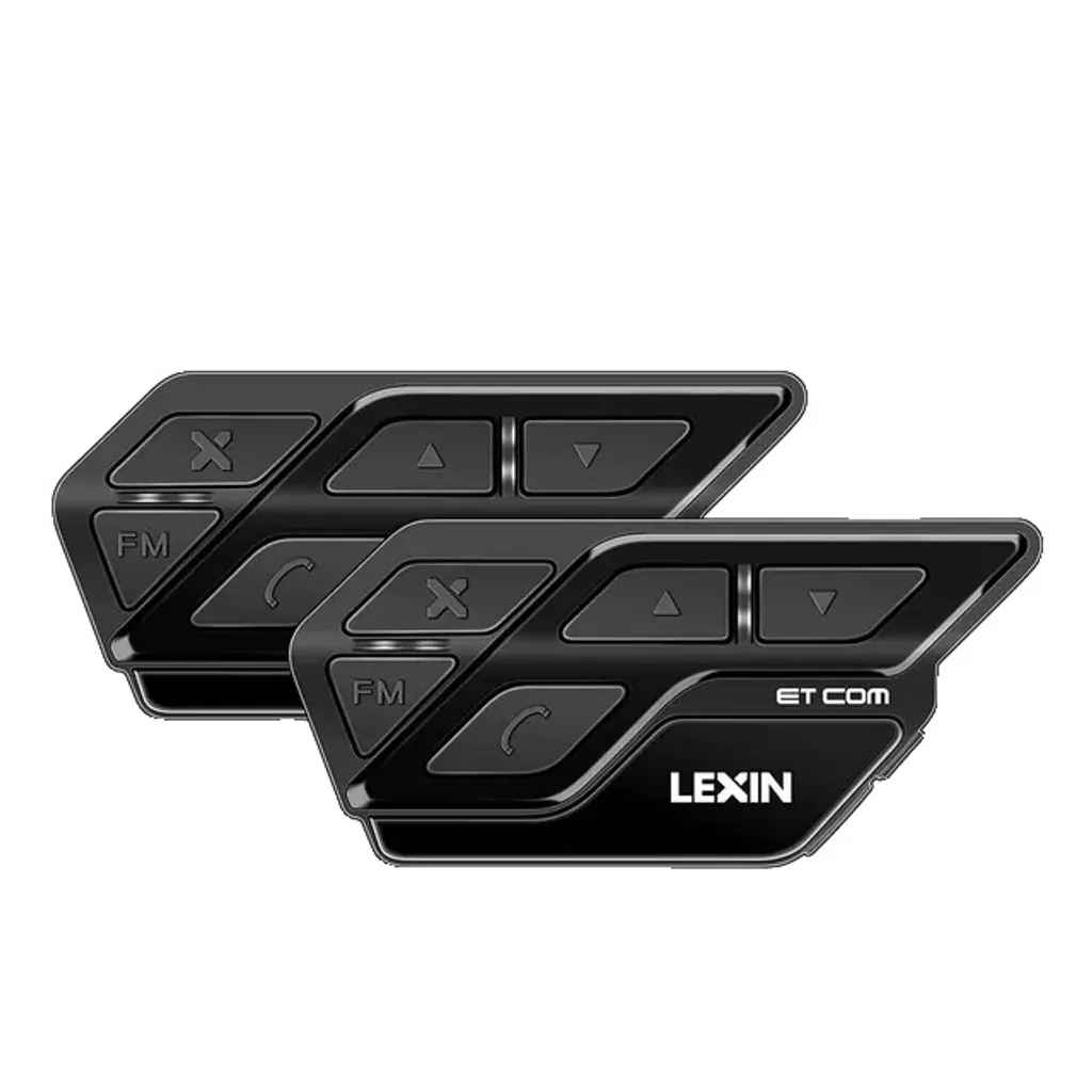 Interphone Moto 2x 1200M Bluetooth - Annulation Bruit FM pour Casque