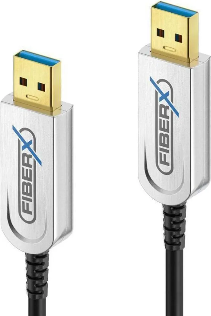 Câble USB 7m Haute Vitesse FiberX FX-I640-007 Noir USB 3.2 G1 Durable