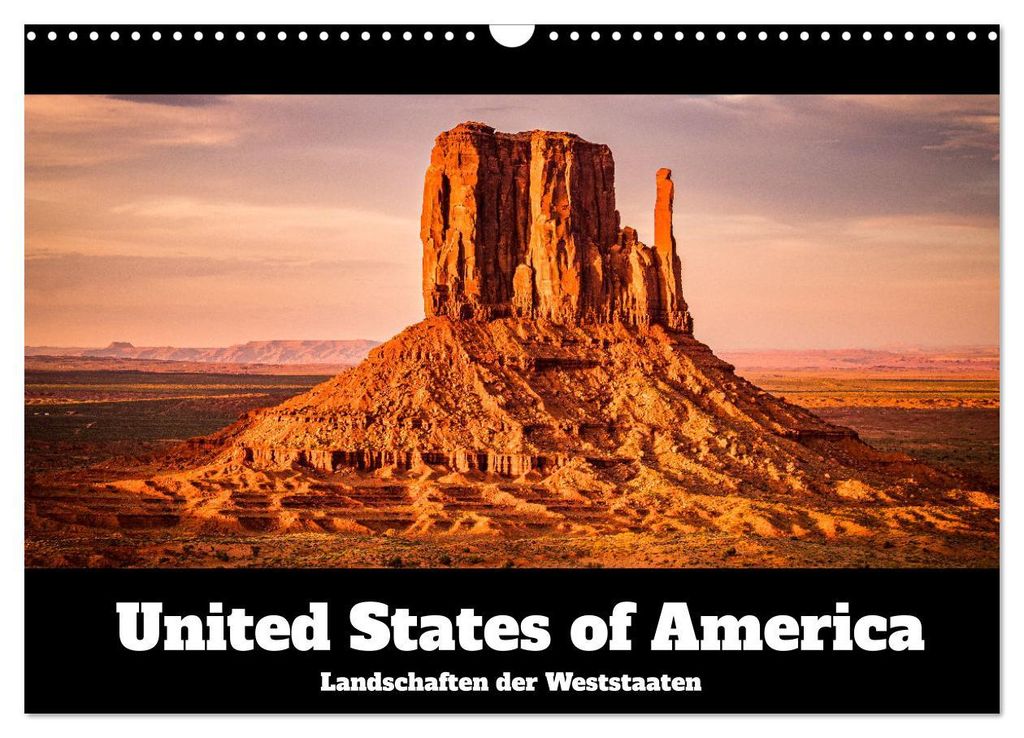 USA: Landschaften der Weststaaten (Wandkalender 2027 DIN A3 quer), CALVENDO Monatskalender