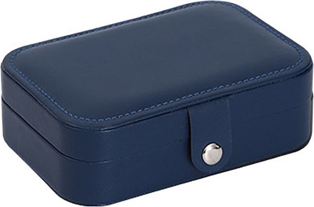 Schmuckaufbewahrungsbox, Ohrring-Halskettenhalter, großes Fassungsvermögen, mehrere Fächer, leichter tragbarer Schmuck-Organizer