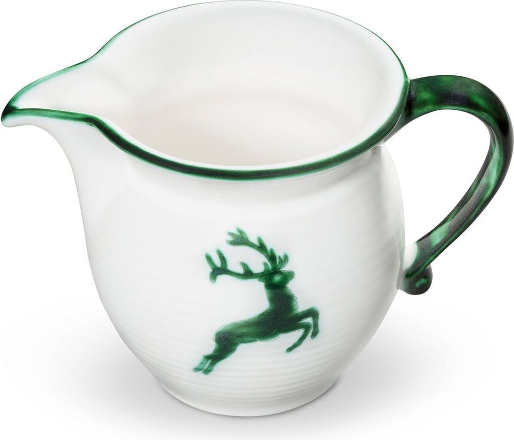 Gmundner Keramik Grüner Hirsch Mléčenka 0,5 ltr.