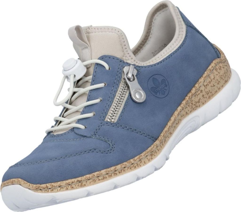 Rieker Damen Slipper Sneaker mit Reißverschluss und Produktbild 