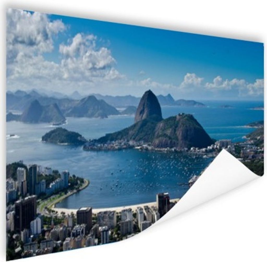 MuchoWow Poster Brasilien - Rio de Janeiro - Meer 180x120 cm - Fotoplakat